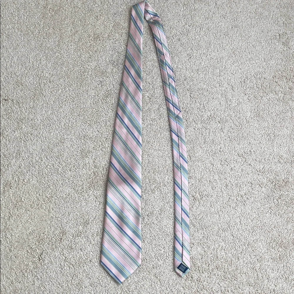 Meeting Street Elegant Multicolor Striped Tie